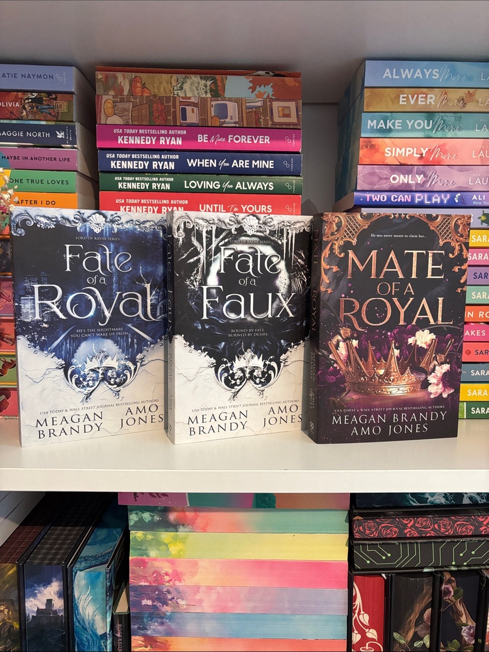 Fate of a royal, Fate of a Faux, Mate of a Royal - All First Edition